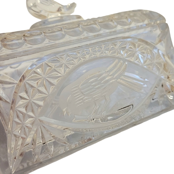 Vintage Crystal Bird Candy Dish - Hofbauer Collection - Picture 5 of 9